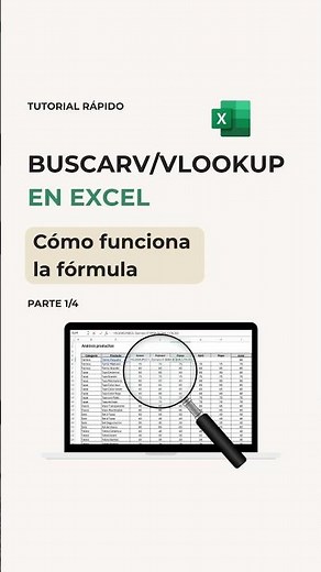 BUSCARV en Excel para Principiantes | Ejemplo Básico Paso a Paso (1/4)