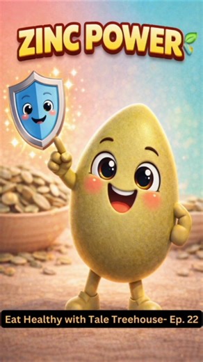 🎃 Pumpkin Seed Song | Zinc Power for Healthy Kids 🛡️ | Eat healthy with Tale Treehouse