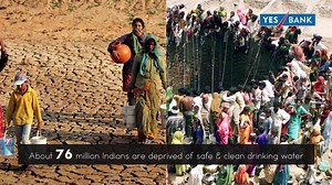 1.1M views · 2K shares | This World Water Day, let's pledge to save water & support our commitment towards access to safe drinking water. | YES BANK | Facebook