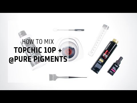 How to Mix: Topchic 10P + @Pure Pigments | Goldwell Education Plus