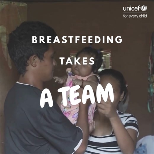 4.4K views · 14 reactions | This is what breastfeeding support looks like 﫶 Before the baby arrived, Mark John took parenting classes where he learned about the power of breastfeeding and what it really takes. Now he’s showing up for Jessica and their daughter, every step of the way. | UNICEF East Asia & Pacific | Facebook