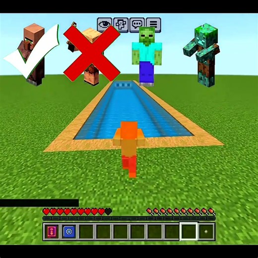 Minecraft A-Sides vs B-Sides: Who Can Swim?