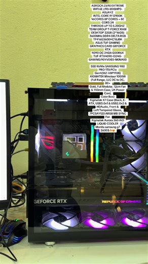 Potente configuración de PC de juego con Intel y ASUS