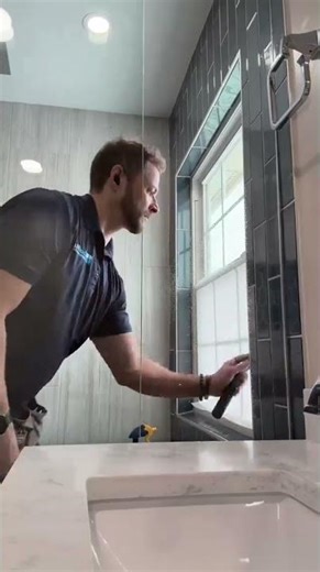 Residential Bathroom Privacy Film Installation | CoolVu of Northern Virginia