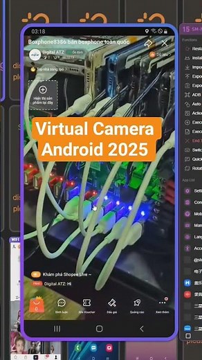 Setup Virtual Camera Android Via Apps 2025 Shopee Live Tiktokshop Live Facebook Live #Tiktok #shopee