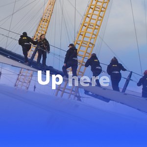 Your adventure starts UP here 👀 Who's climbing with us this Summer? ☀️ https://www.theo2.co.uk/up-at-the-o2/climb | Up at The O2