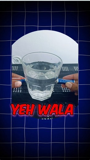 Amazing Water Rotation Experiment Using Battery 🔋#ScienceExperiment #WaterourbatteryExperiment