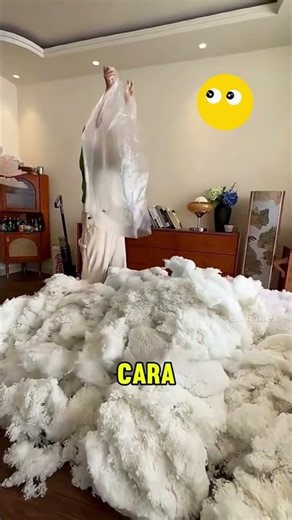 Fiz uma poltrona com aparência de grama para minha irmã! 🌿🛋️