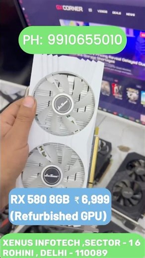 ₹7,000 White RX 580 8GB?! 🤍🔥 | Steal