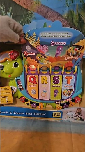 Touch and teach sea turtle #vtech #interactivelearning #viral #youtubeshorts
