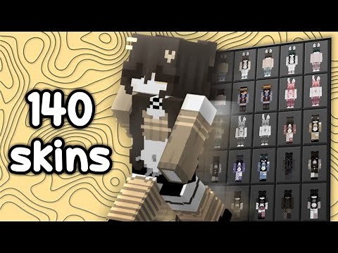 ✅ 140+ Cosmetics Skin Pack 🔥 MCPE/MCBE 1.21+ (WORKS ON HIVE!)