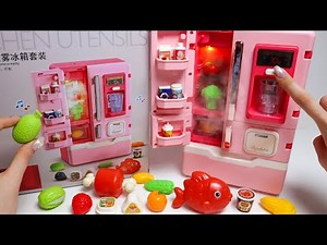 Toy asmr 🍳 Mini Refrigerator Playset ASMR Satisfying with Unboxing | Review Toys