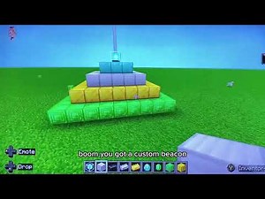 How to activate a fully powered beacon in Minecraft Bedrock