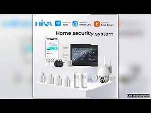 Tuya Smart Life APP Compatible Wireless GSM Alarm System WiFi Burglar Detection RealTime Alerts for