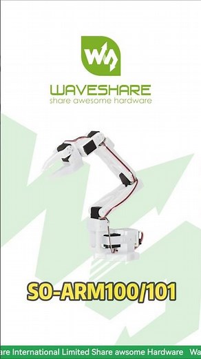 SO-ARM100/101,Dive into AI Robotics with LeRobot,Durable & Sleek Professional Build#raspberrrypi