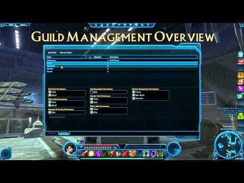 TOR Guild Management Overview (SWTOR)