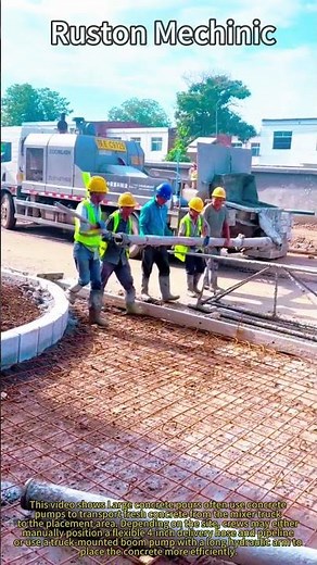 Concrete Pouring Process Pumping Concrete Manually vs. Using a Boom