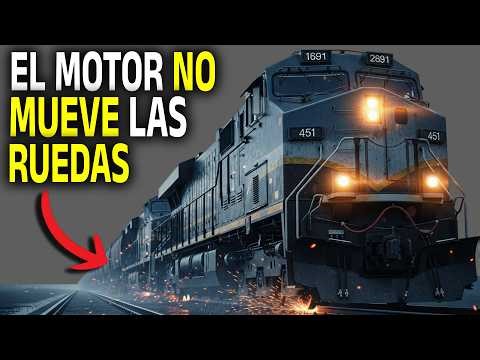 The engine of this train does not move the wheels… so what moves it?