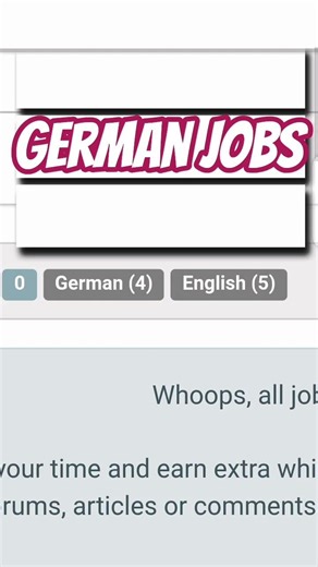 German jobs in GT #shorts #gotranscript #German #uk #workfromhomejob