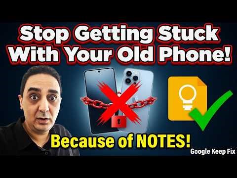 Stop Getting Stuck With Your Old Phone Because of NOTES! Must-Watch Tip