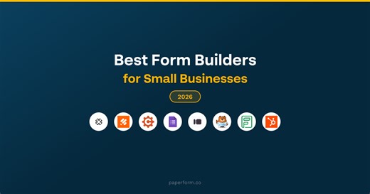 Best Form Builders for Small Businesses in 2026 | Paperform