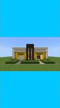Minecraft: How to build a modern house with full interior design | Tutorial #minecraft