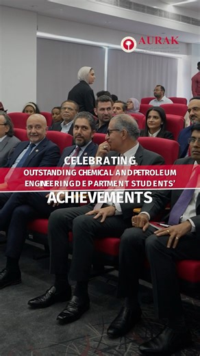 AURAK’s Chemical and Petroleum Engineering Department held a special ceremony on November 26, 2025, to celebrate exceptional student achievements on national and international stages. Faculty, students, and university leaders came together to honor the department’s growing reputation for excellence and innovation. The event highlighted AURAK’s global success at the 2025 AIChE ACE4G Challenge, where CPE teams earned First Place globally and an Honorable Mention. The event also honored a team of A