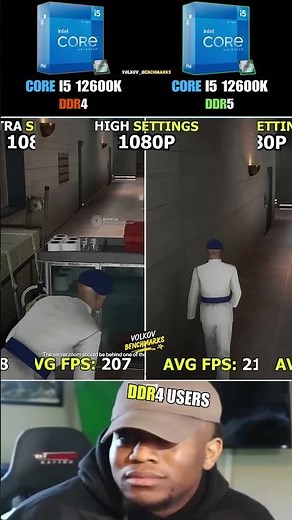 Core i5 12600K DDR4 vs DDR5 - DDR5 Gains Feel Tiny #pcgaming