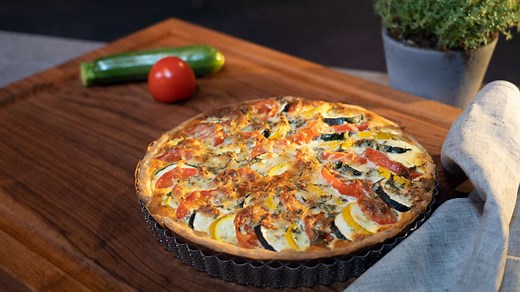 Johann Lafers Tomaten-Zucchini-Quiche: jede Menge Gemüse, jede Menge Geschmack