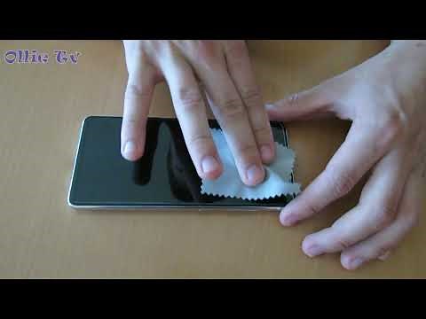 Panzerglas / Panzerglasfolie perfect anbringen mit Rahmen.