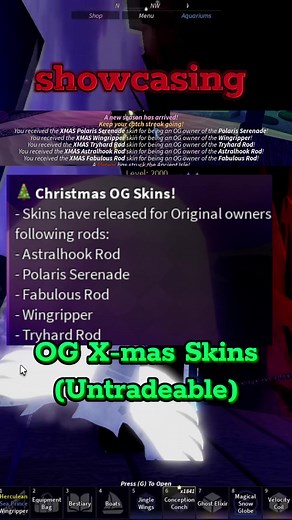 Muestra de Todos los Skins OG para Fischmas 2