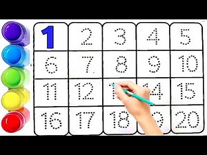 One Two Three, 123, 1234, 123 Numbers Counting 1 to 100, Toddlers learning video, Kids Rhymes