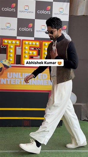 Abhishek Kumar Spotted On The Set Of Laughter Chef Season 3#abhishekkumar #laughterchefs