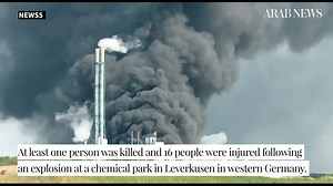 WATCH: An explosion at an industrial park in Germany on Tuesday killed one person and left four others missing, setting off a fierce blaze and sending a pall of smoke into the sky. More here: https://arab.news/y2anj | Arab News
