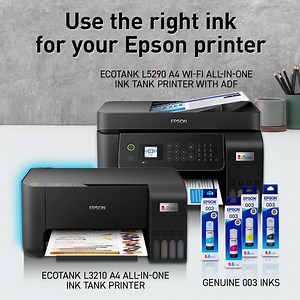 Every printer comes with its own set of inks. Make sure you’re using the right ink for your printer by checking for the correct ink code on your Epson Genuine Inks. This helps keep your printer running in optimum performance. Learn more here: https://www.epson.com.ph/genuineinks For immediate sales inquiries, contact Epson Customer Care hotlines, Toll-Free: 1-800-1069-37766 (PLDT) Metro Manila: ( 632) 8441-9030 | Epson