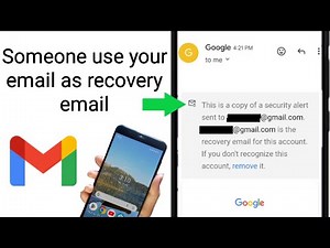 someone used your email as recovery || How to remove your email from someone's recovery email