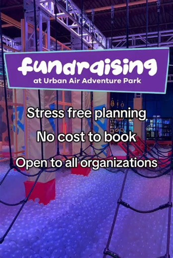 Urban Air Fundraiser Nights are fun and easy! You pick your date, and we handle the rest! #urbanair #fundraiser #spiritnight #milwaukee #schools