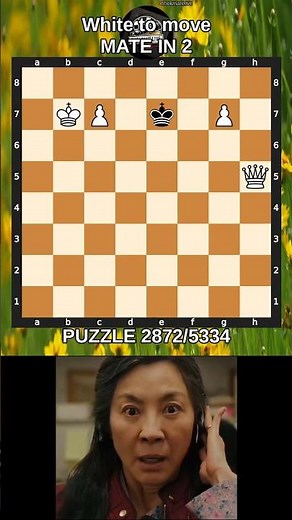Chess puzzle series 🧩2872/5334 #chess #puzzle #learnchesstactics #magnuscarlsen #polgar #chessbooks