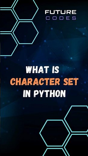 📌 What is Character Set in Python? | Python Basics for Beginners 🐍 #futurecodes #programming