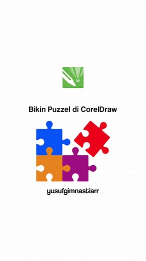 Tutorial Desain Puzzle CorelDRAW untuk Pemula