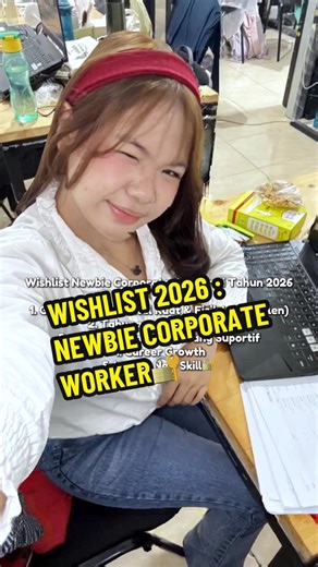 Setuju ga guyss?! Intinya yah yang damai sejahtera aja dah😎 #genz #corporatelife #officelife #newyear #wishlist