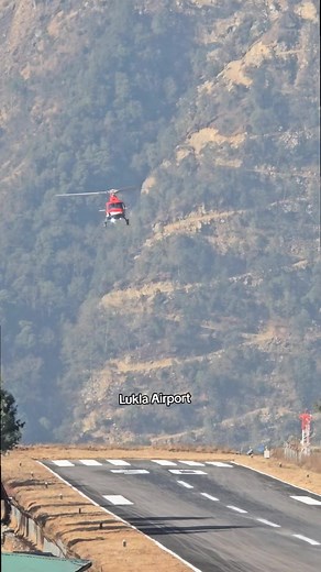 Lukla Airport: Helicopter Landing at Tenzing-Hillary