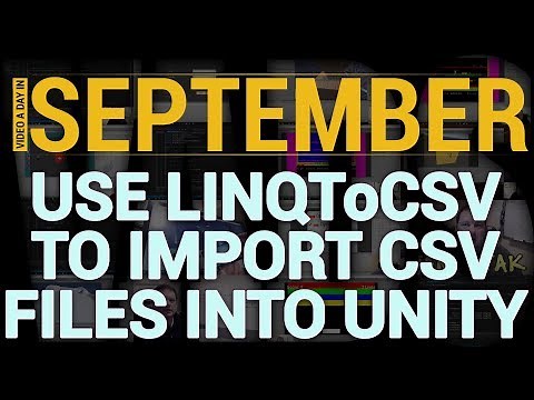 Importing CSV Data into Unity