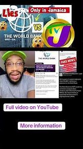 Tjv vs world banks. Lies debunked! Not even the world bank is not safe #jlp #pnp #andrewholness