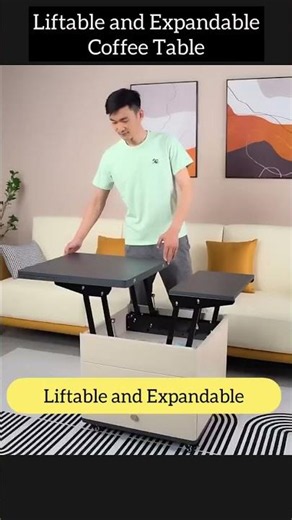 liftable and expandable coffee table