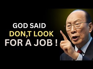 Don’t Chase a Job — Chase God’s Purpose | Life-Changing Sermon by David Yonggi Cho