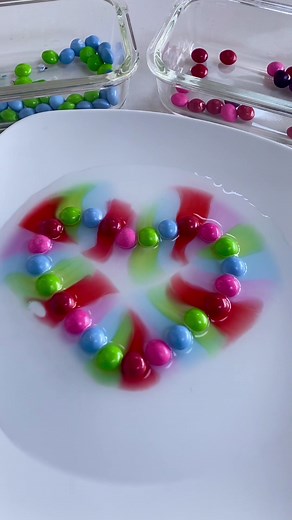 Valentines Craft: Skittles Experiment for Kids