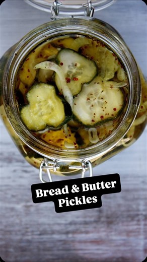 Recipe: https://www.recipegirl.com/bread-and-butter-pickles/ Search ReciieGirl.com for “pickles” No canning here! These are refrigerator Bread & Butter Pickles. So easy. #breadandbutterpickles #refrigeratorpickles #pickles #picklelover #picklelovers | RecipeGirl