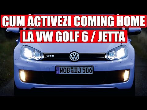 TUTORIAL: Cum activezi COMING HOME la VW GOLF 6, Jetta (fara senzor lumina) in 3 pasi simpli