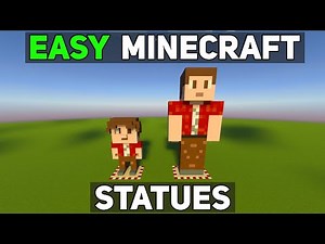 How to Build Statues in Minecraft | Minecraft Tutorial